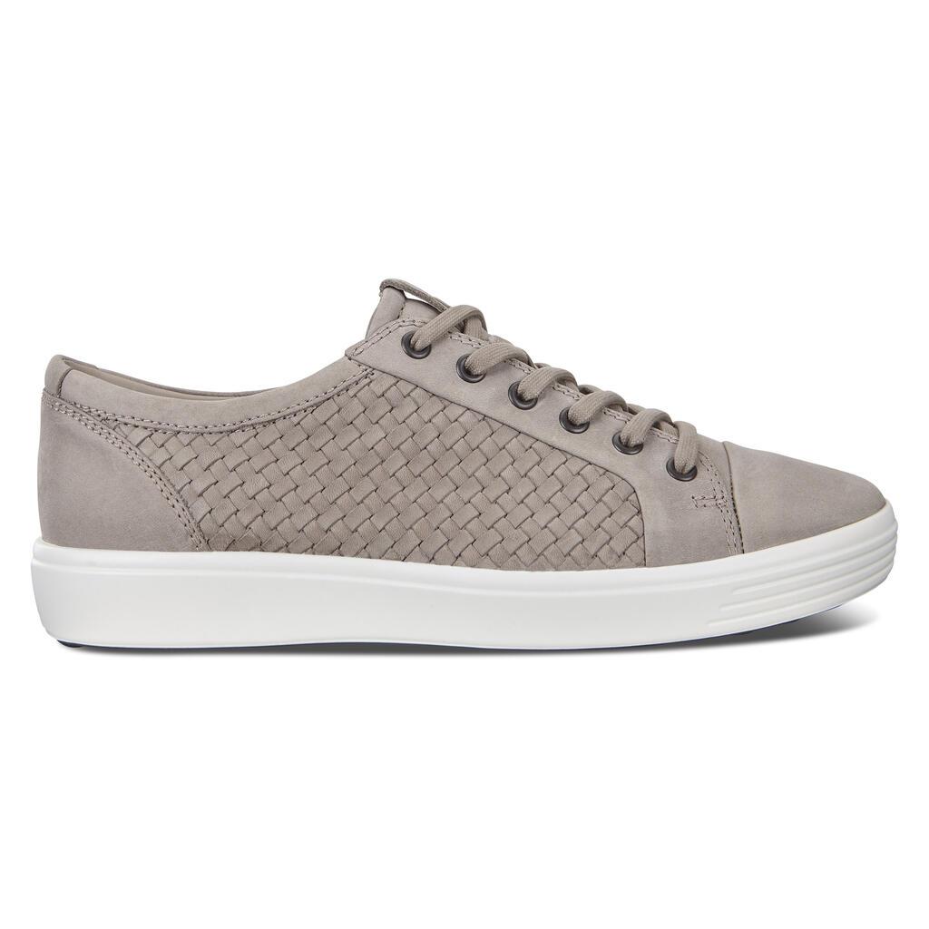 Baskets Ecco Soft 7 Homme Beige 6452-VWTFS